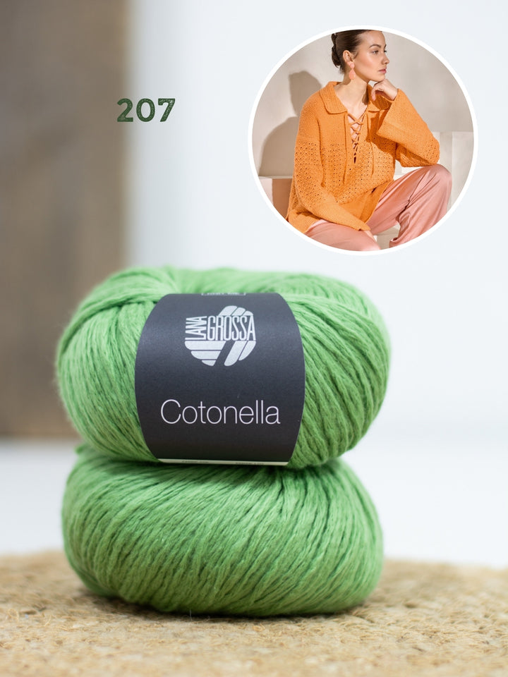 Brei- en haakpakket Cotonella trui