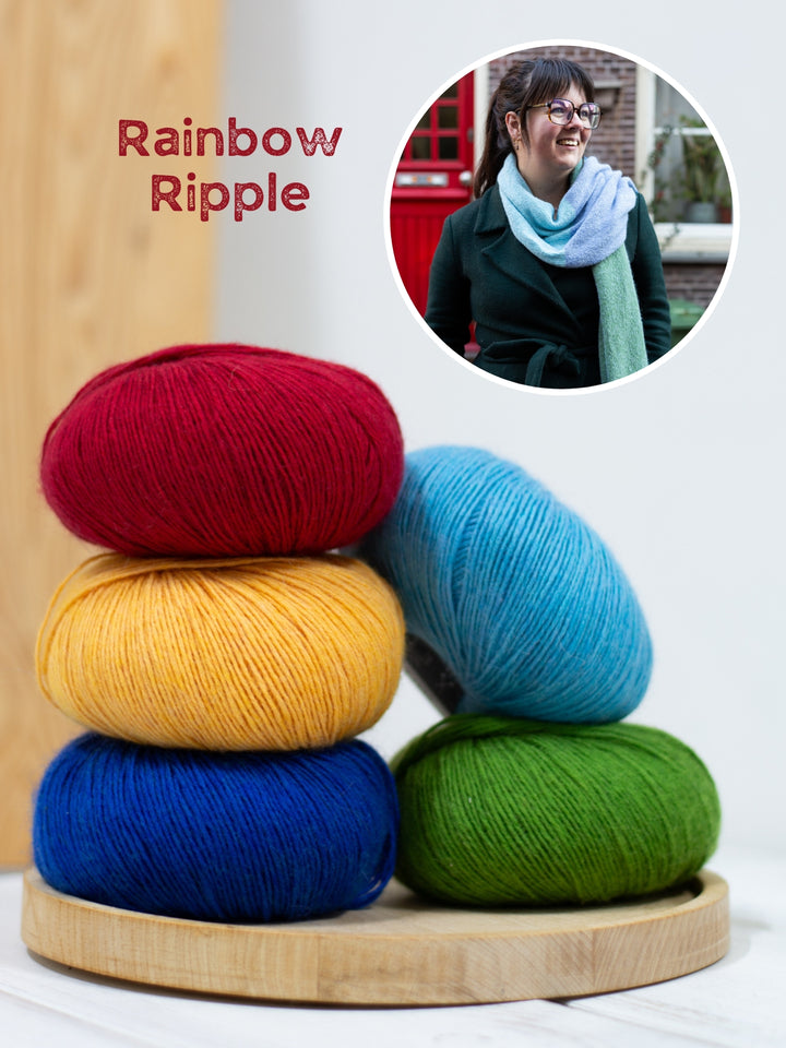 Breipakket Ecopuno Colorblock sjaal