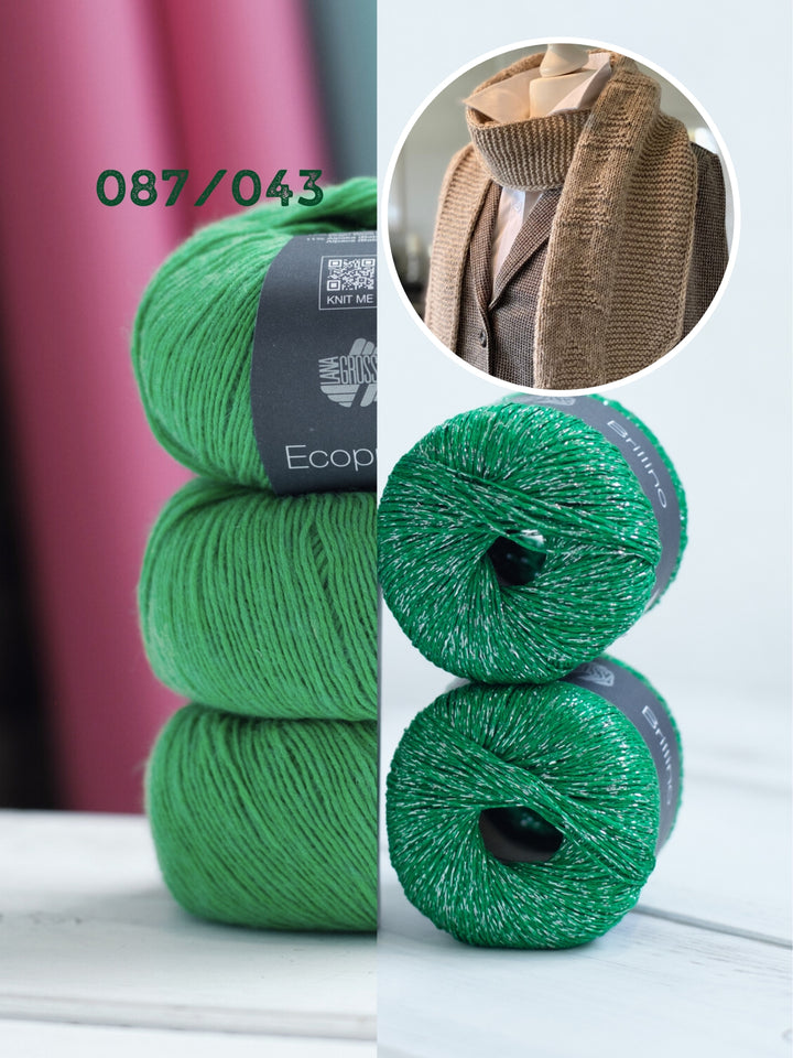 Breipakket Lizas Schal Tiny Trees