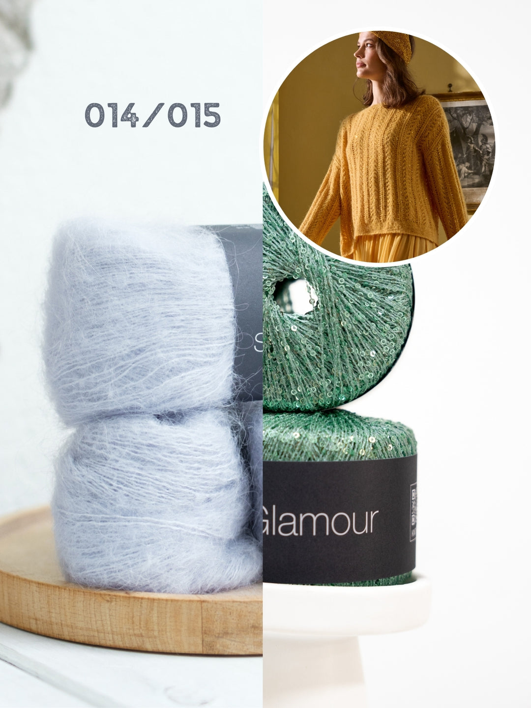 Breipakket Setasuri Glamour trui met kantpatroon