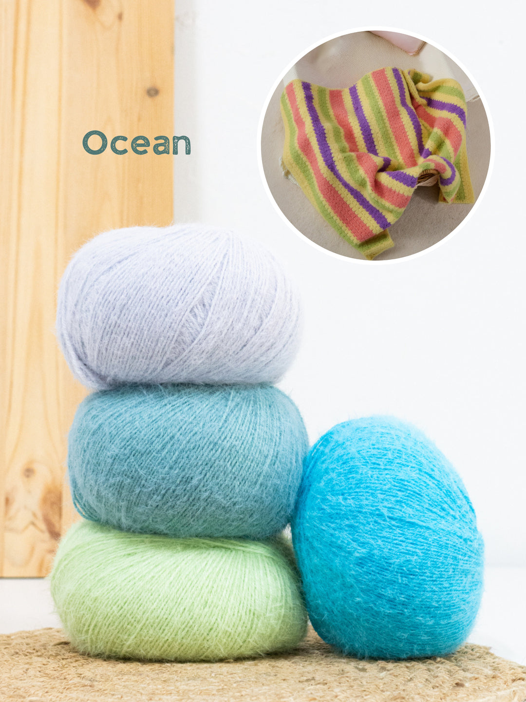 Haakpakket Cosy Socks gestreept babydeken