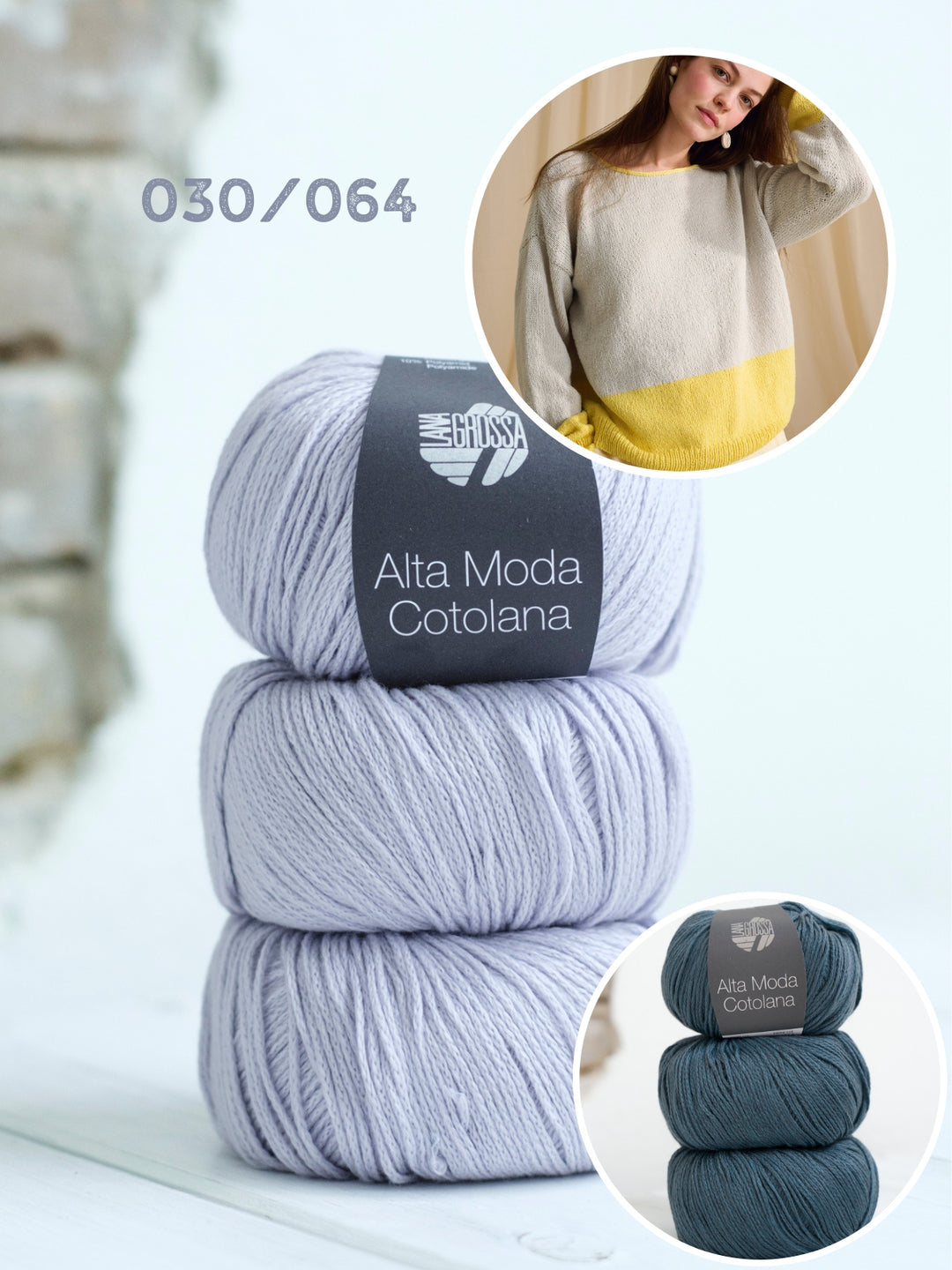 Breipakket Alta Moda Cotolana colorblock trui