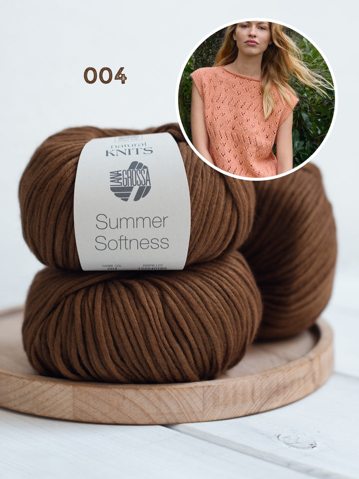 Breipakket Summer Softness top met ajourpatroon