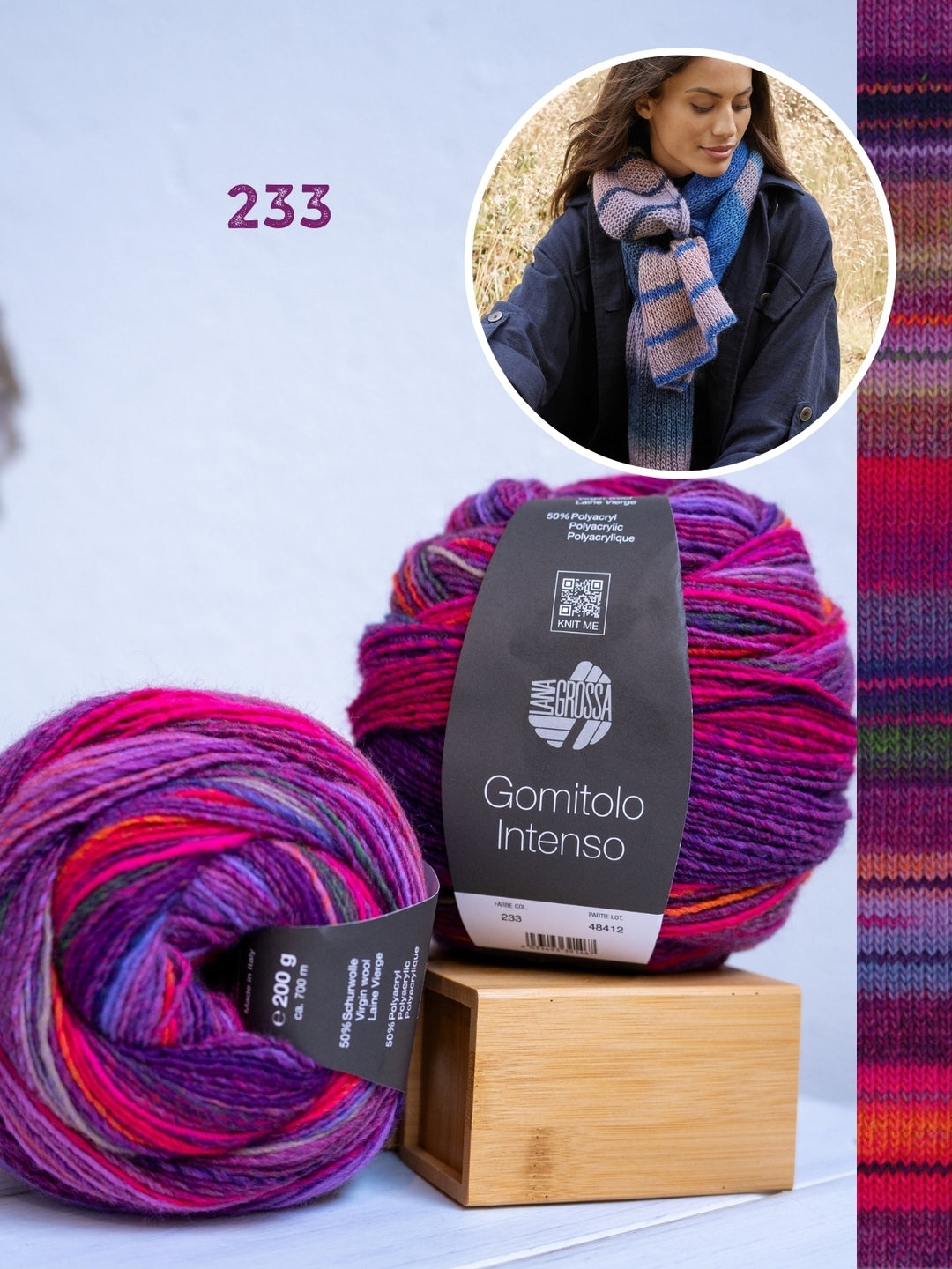 Breipakket Gomitolo rechte sjaal