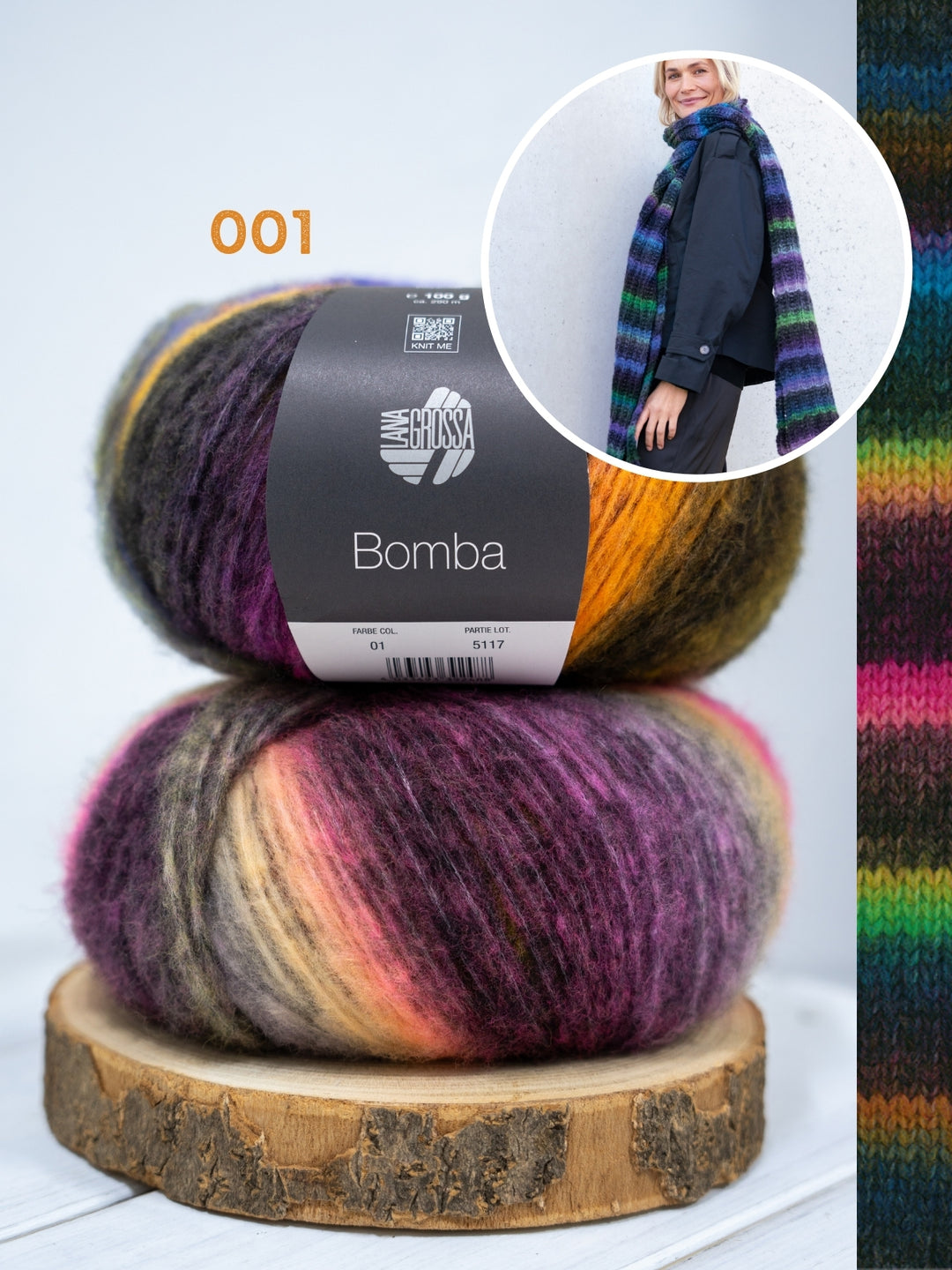 Breipakket Bomba Sjaal in valse patent