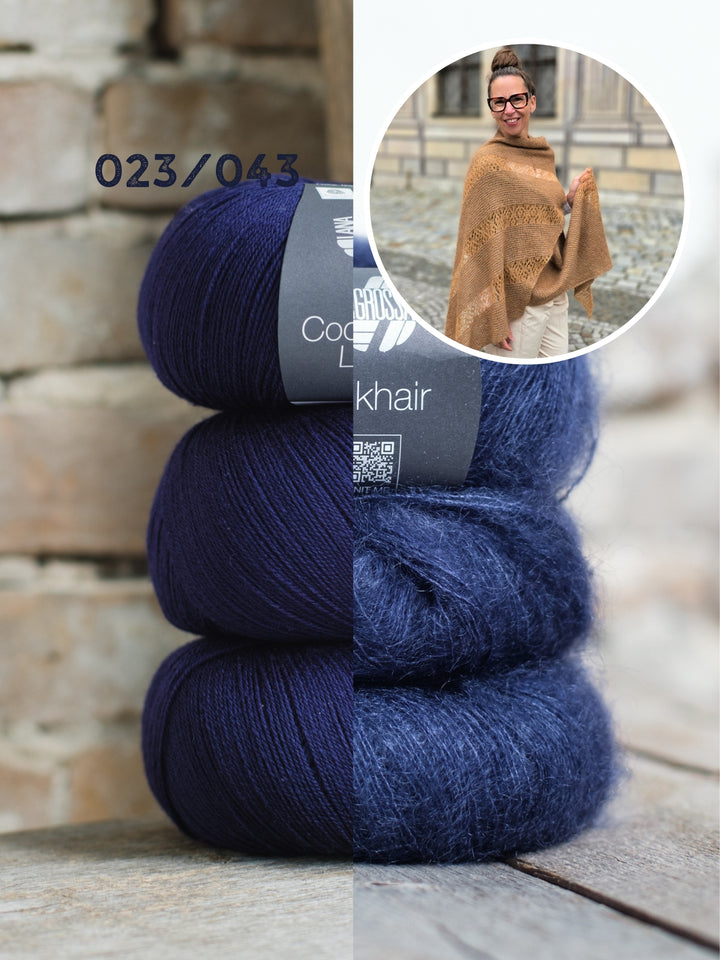 Breipakket sjaal Elua - Joél Joél