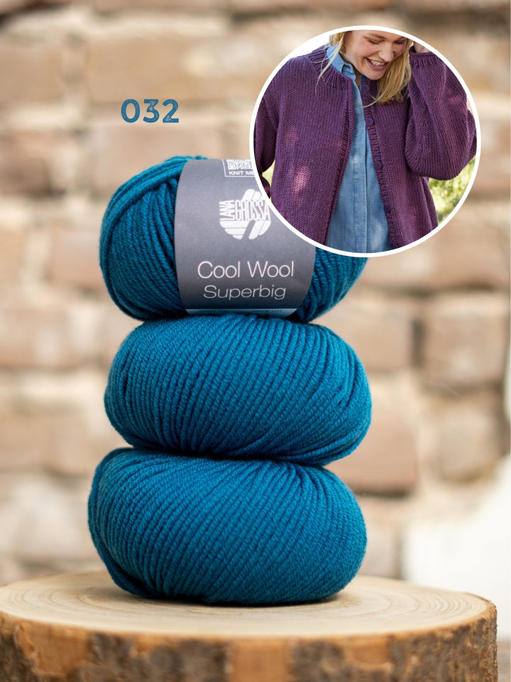 Breipakket Cool Wool Superbig top-down oversized vest