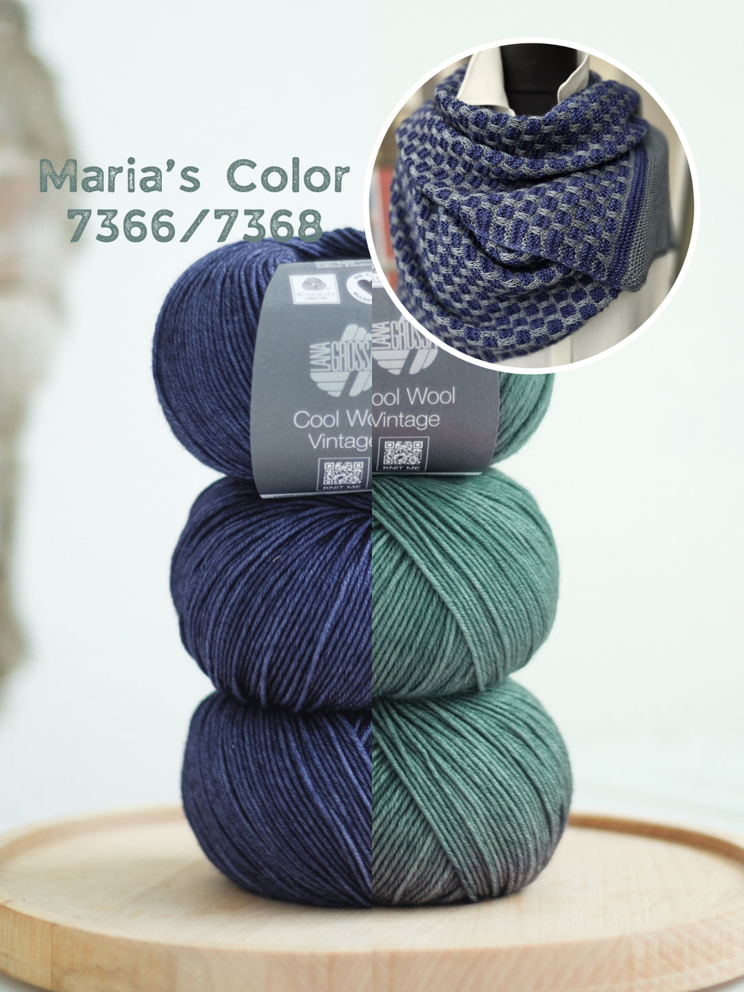 Breipakket Lizas Tuch September Vibes - Cool Wool Vintage