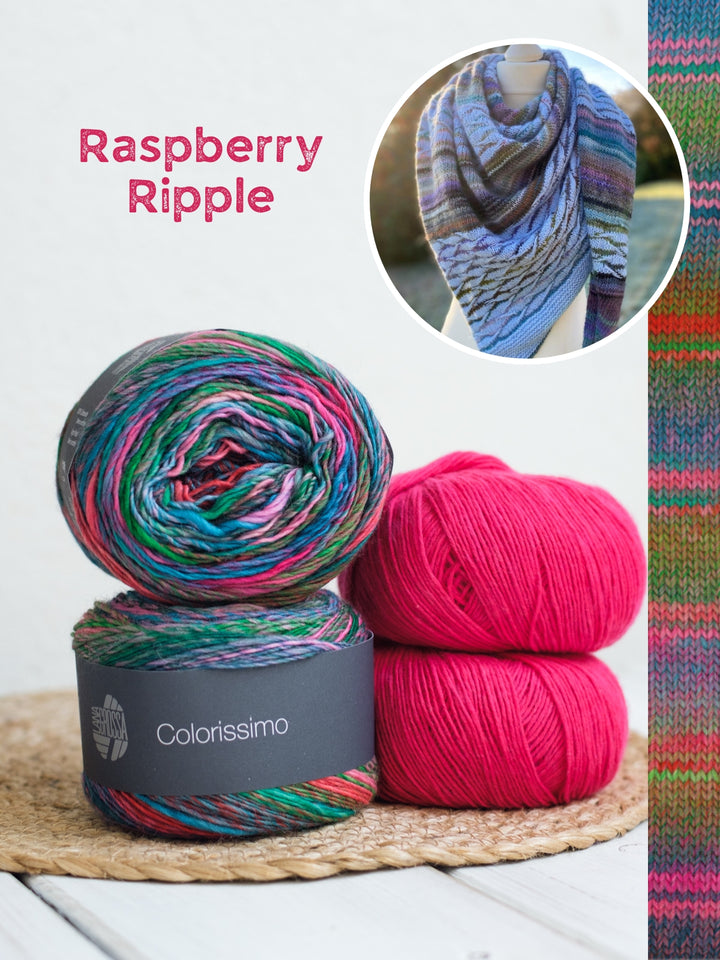 Breipakket Lizas Tuch New Waves - Colorissimo Ecopuno