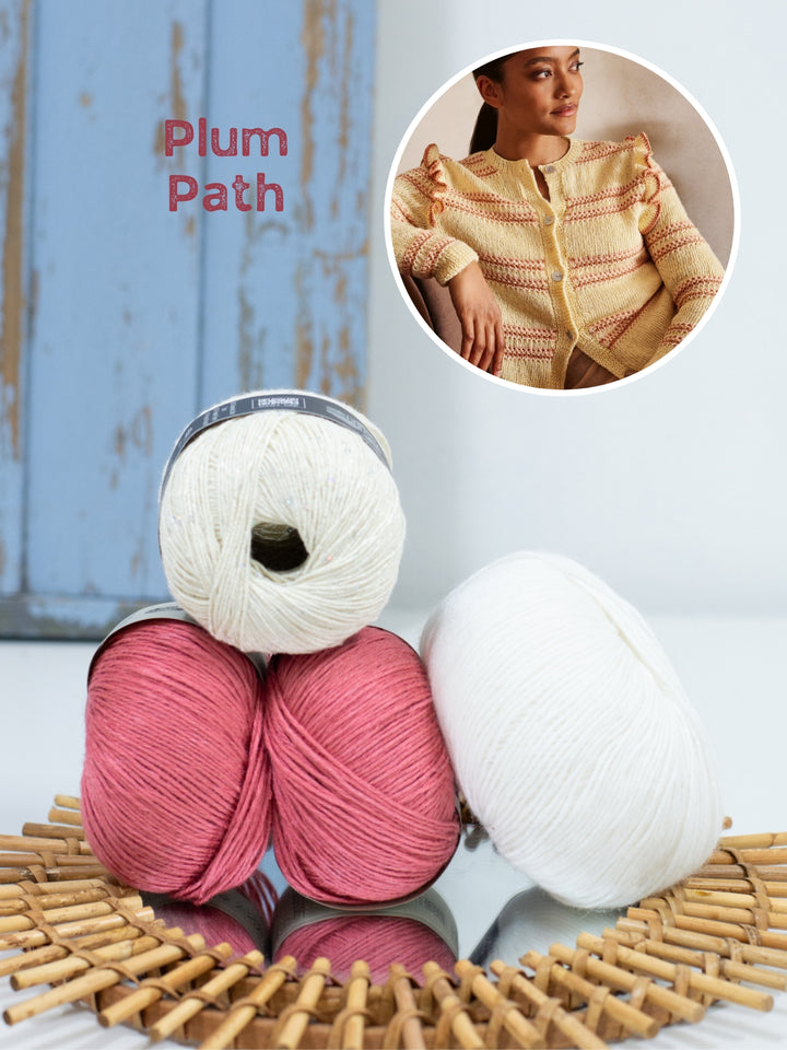 Breipakket Tencellino Filo Paillettes Ecopuno vest met ruches