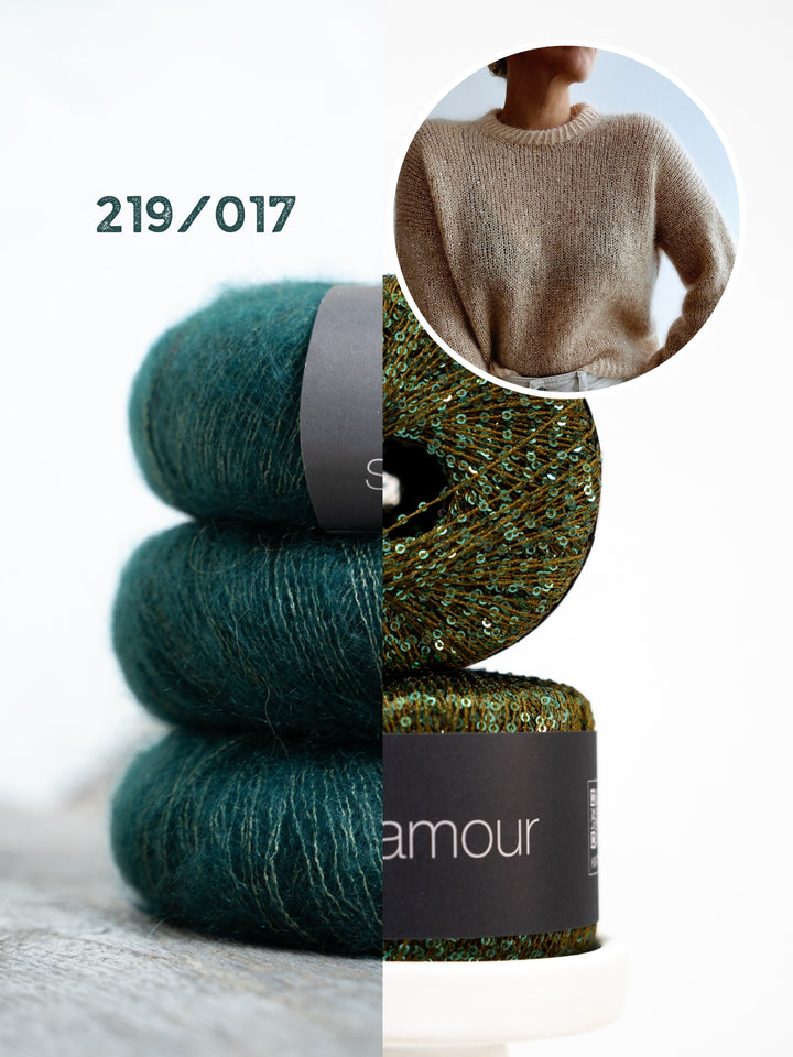 Breipakket Odette Sweater - Engels- & Duitstalig - Kolibri by Johanna