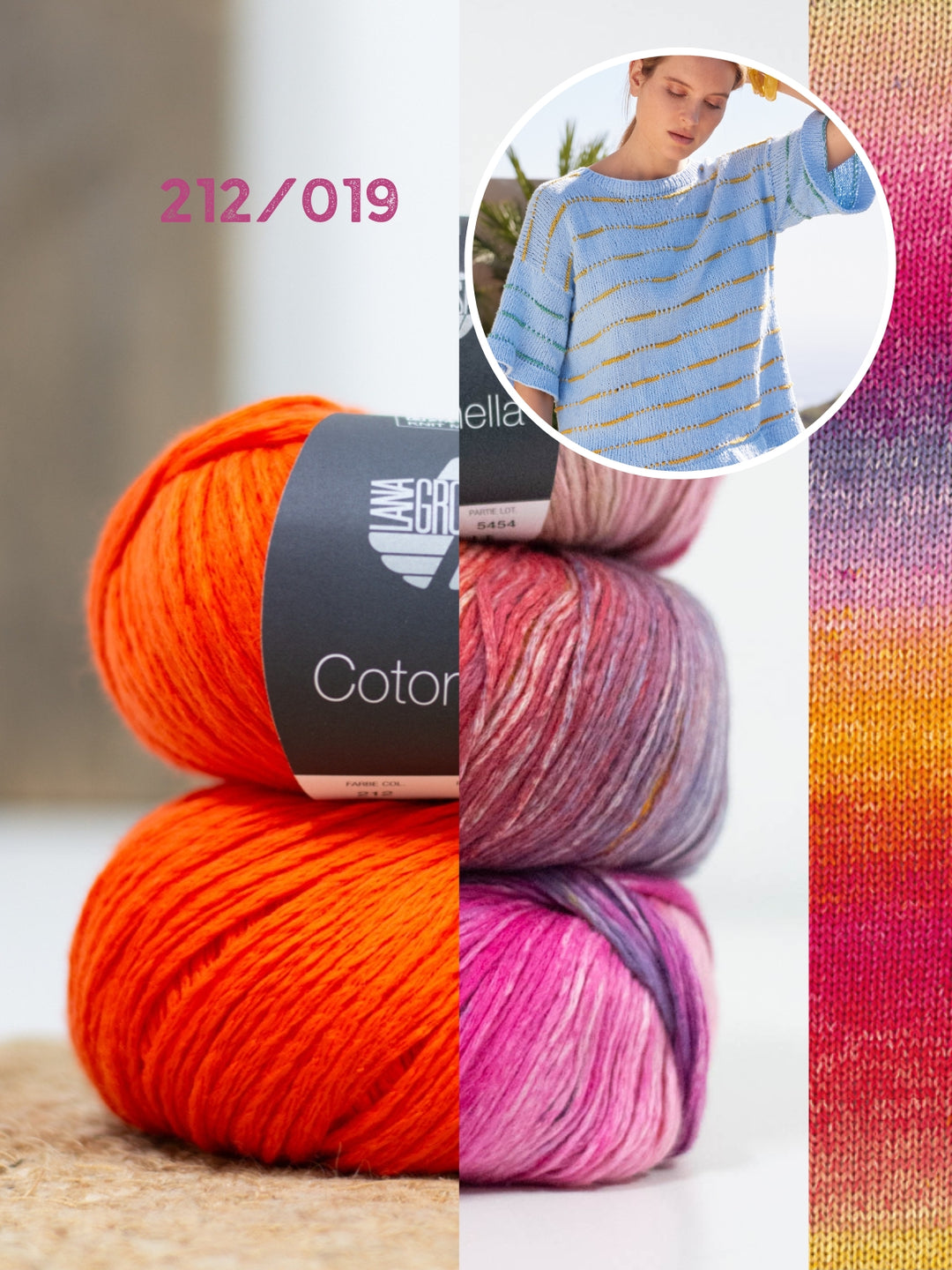 Breipakket Cotonella shirt met streepjes