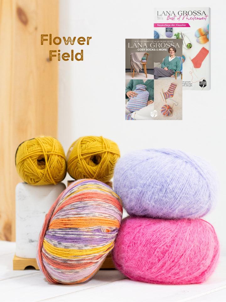 Breipakket kleurrijke sokken