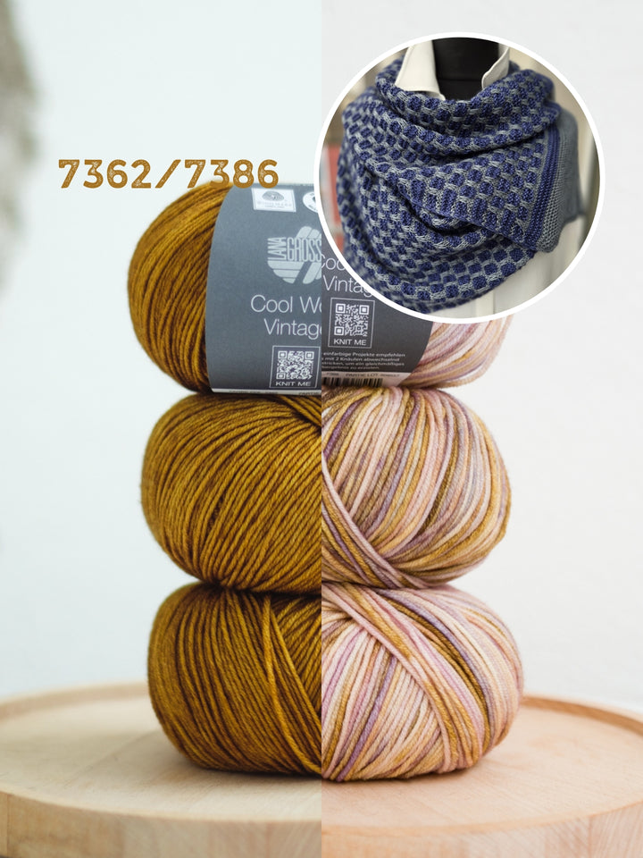 Breipakket Lizas Tuch September Vibes - Cool Wool Vintage