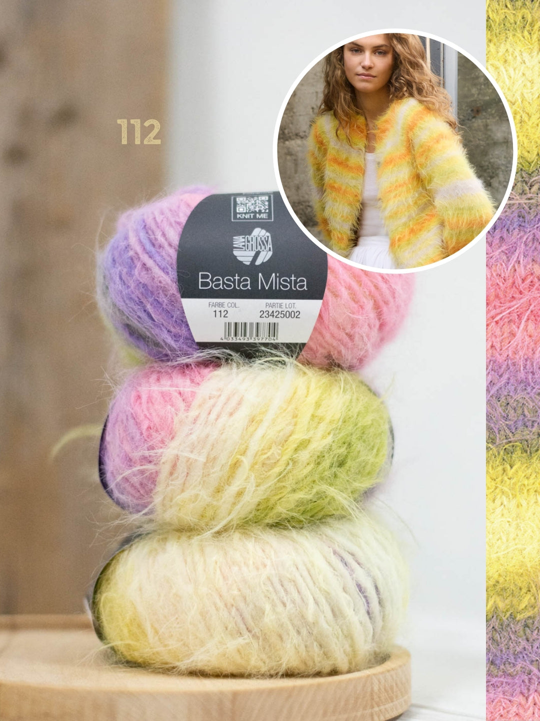 Breipakket Basta Mista raglanvest - top-down