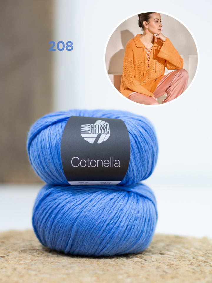 Brei- en haakpakket Cotonella trui