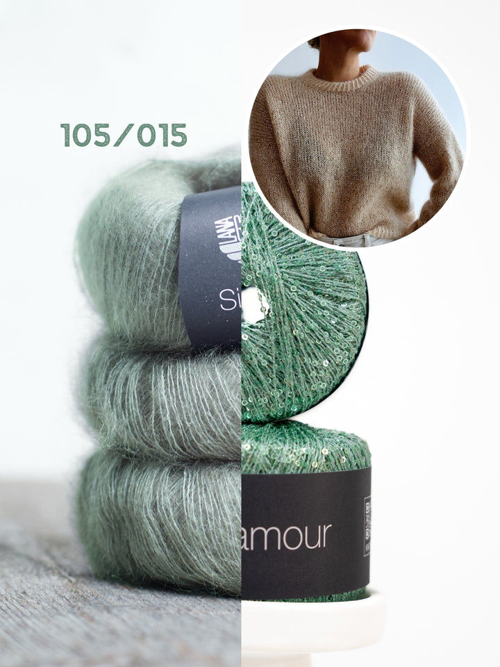 Breipakket Odette Sweater - Engels- & Duitstalig - Kolibri by Johanna