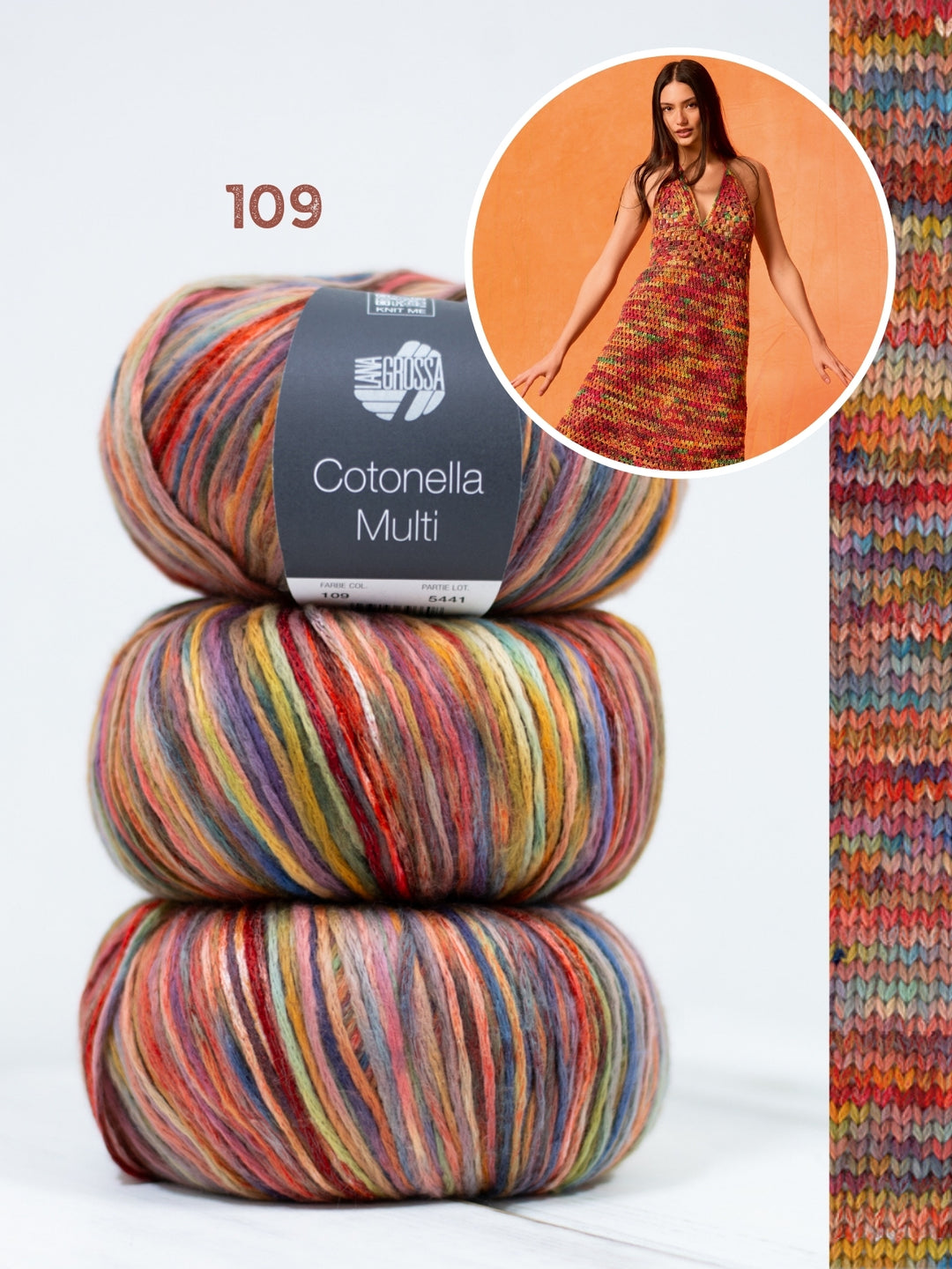 Haakpakket Cotonella Multi halter jurk