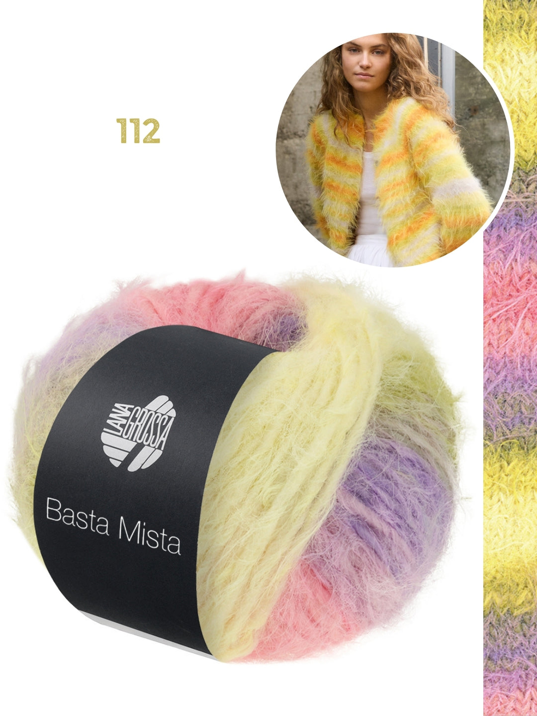 Breipakket Basta Mista raglanvest - top-down