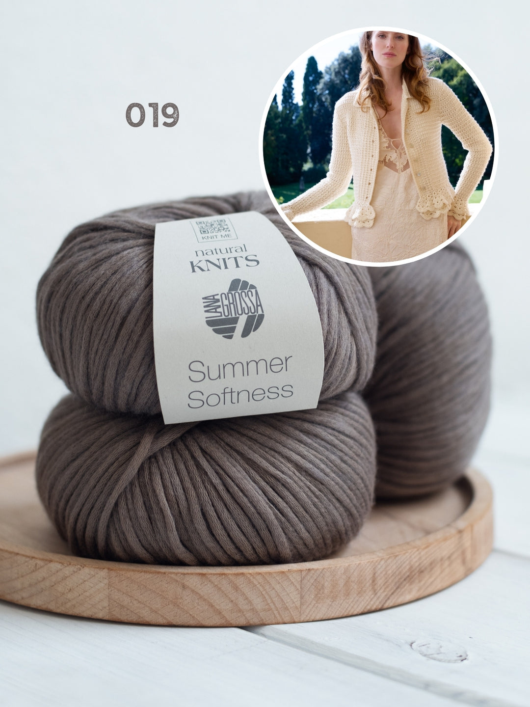 Breipakket Summer Softness vest met gehaakte ruches