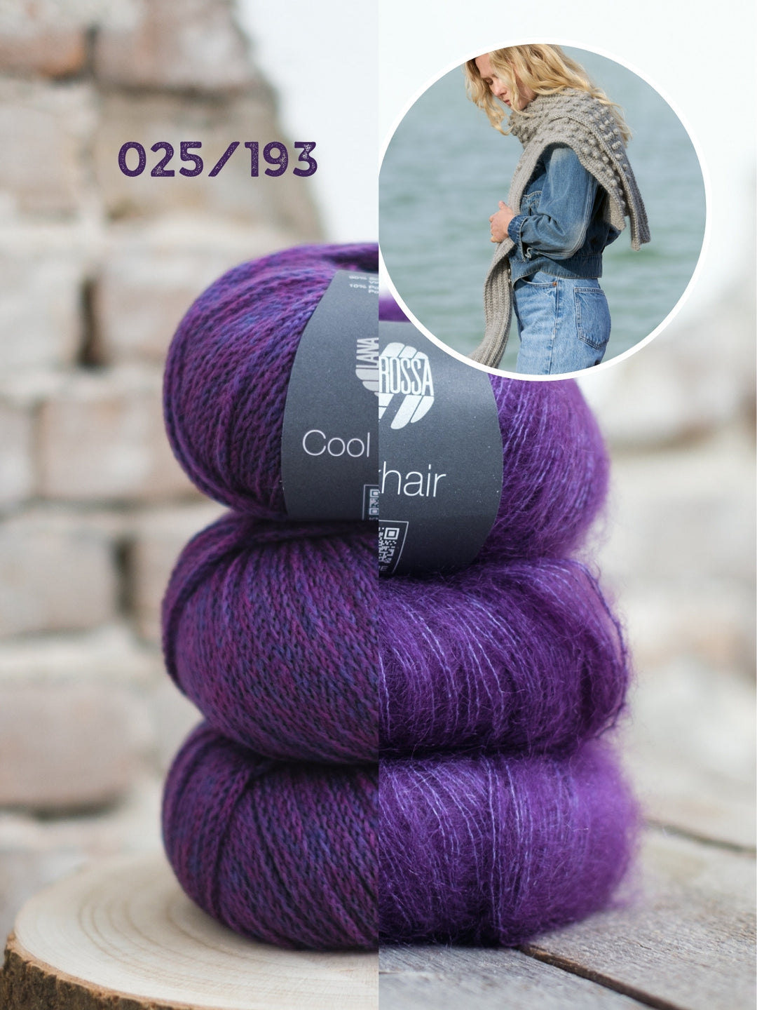 Breipakket Cool Merino Silkhair kraagsjaal