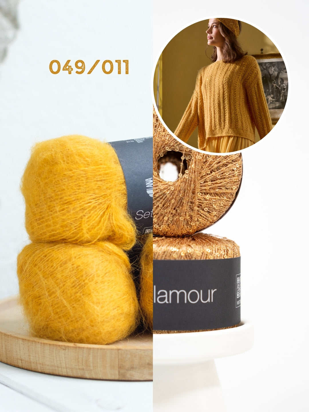 Breipakket Setasuri Glamour trui met kantpatroon