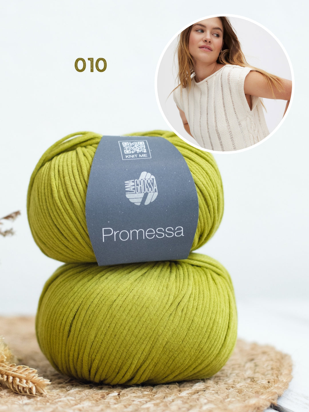 Breipakket Promessa top met gevallen steken