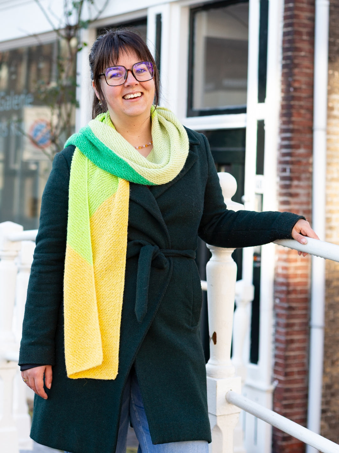 Breipakket Ecopuno schuine vlakkensjaal