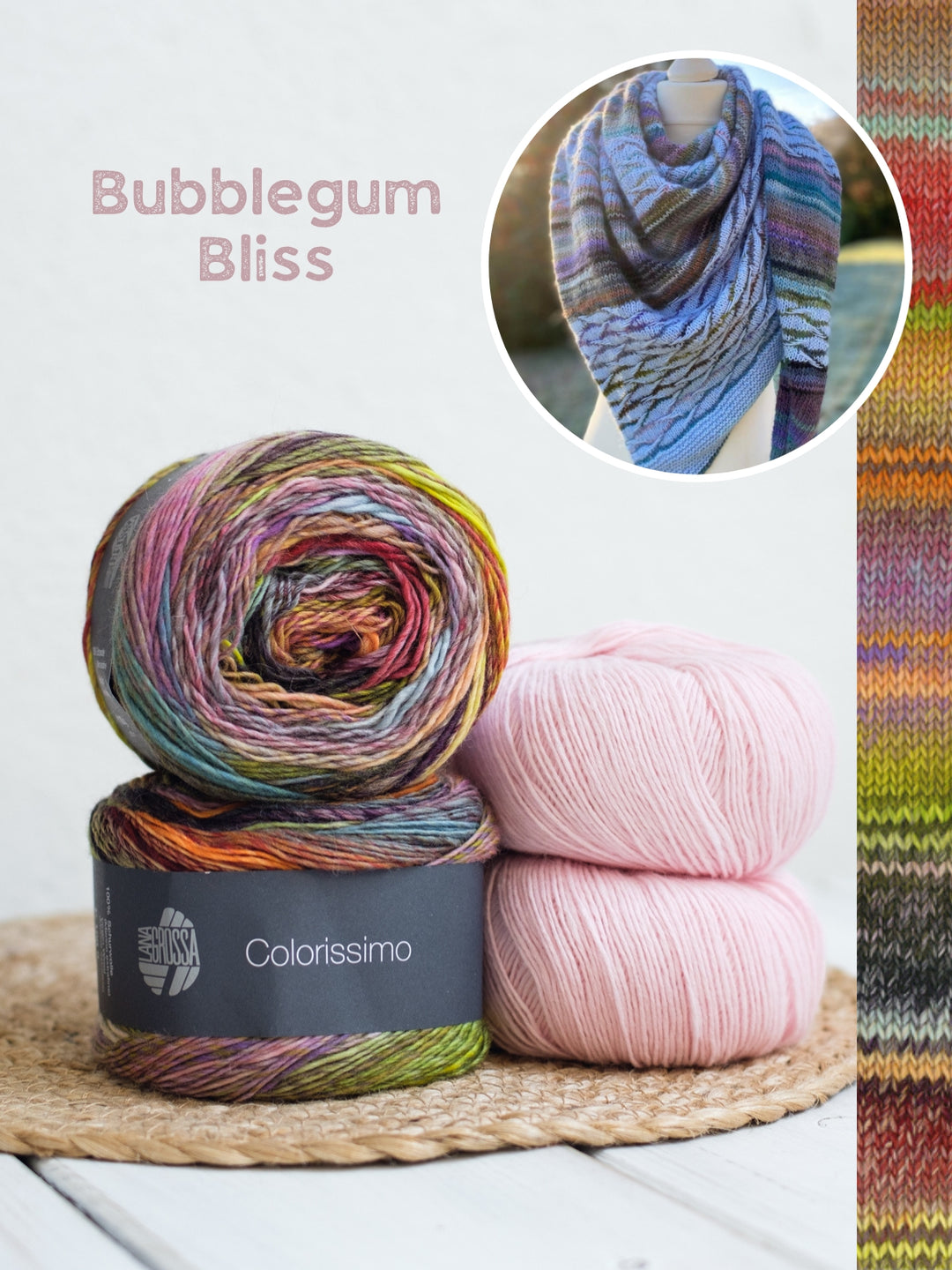 Breipakket Lizas Tuch New Waves - Colorissimo Ecopuno