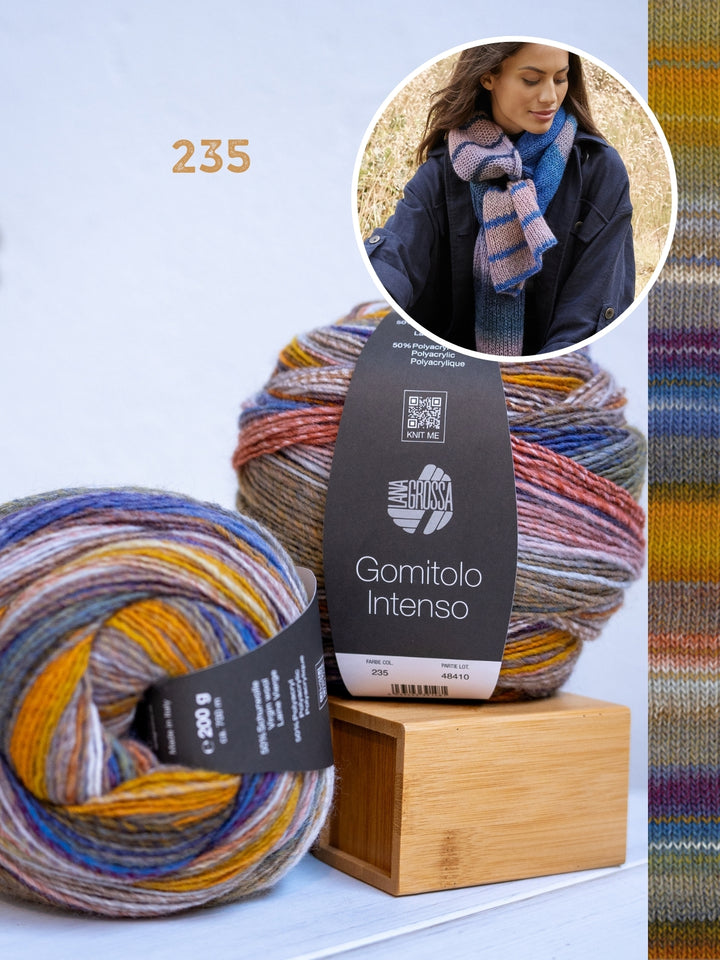 Breipakket Gomitolo rechte sjaal