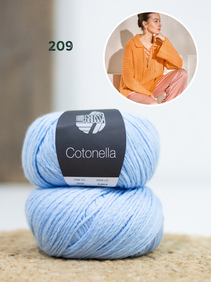 Brei- en haakpakket Cotonella trui