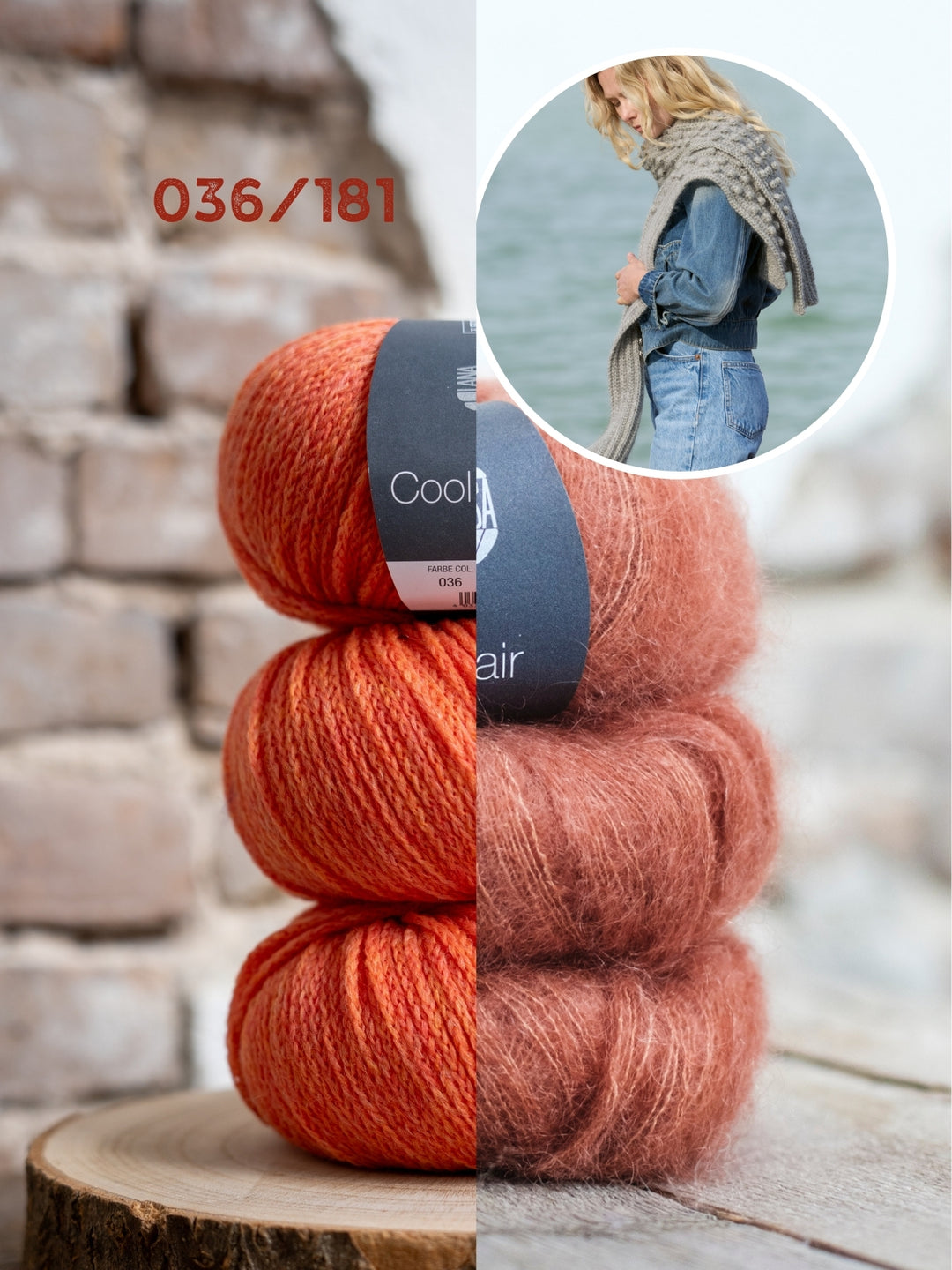 Breipakket Cool Merino Silkhair kraagsjaal