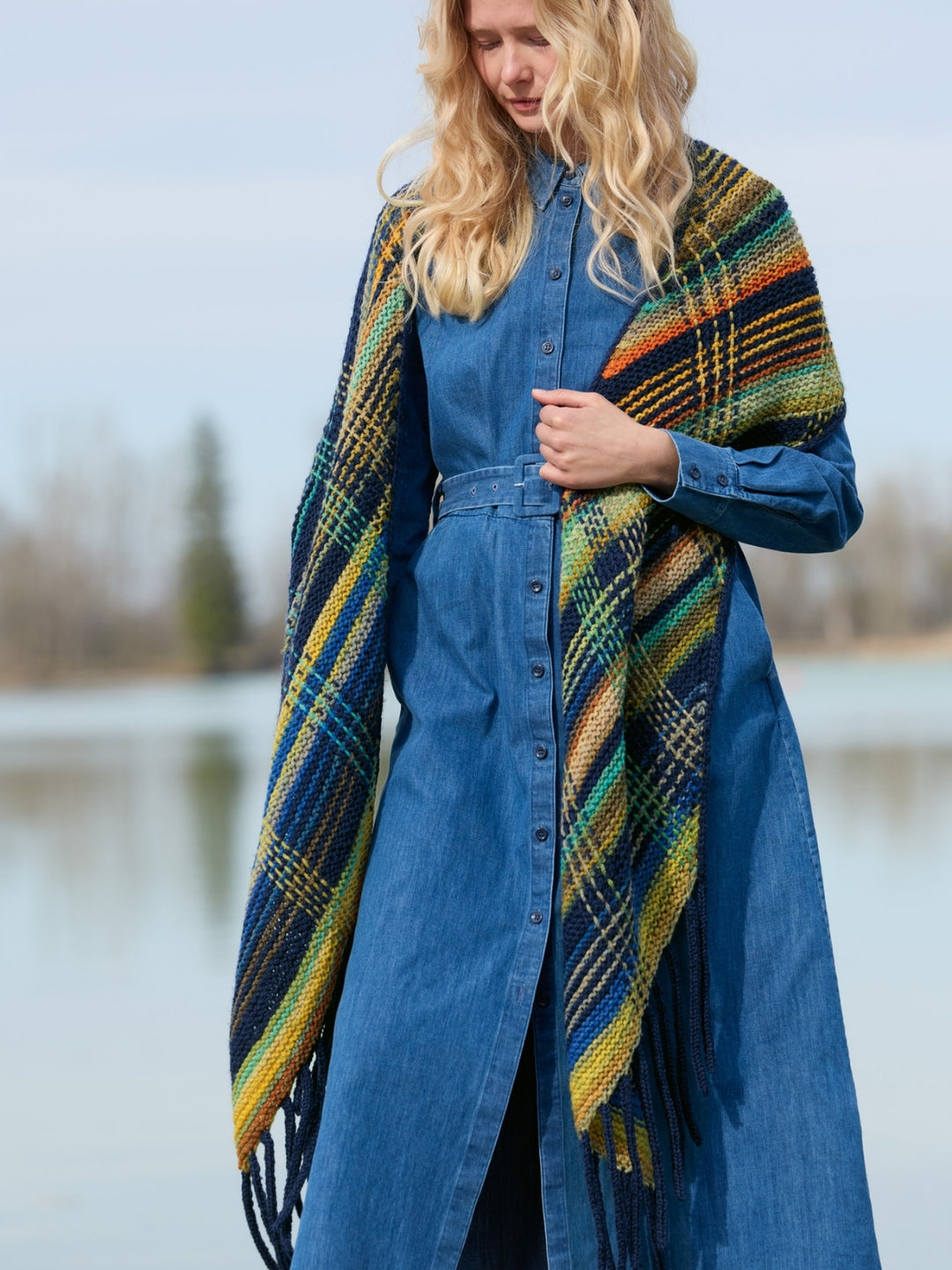 Breipakket Farfalla Cool Merino stola