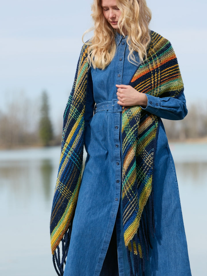 Breipakket Farfalla Cool Merino stola
