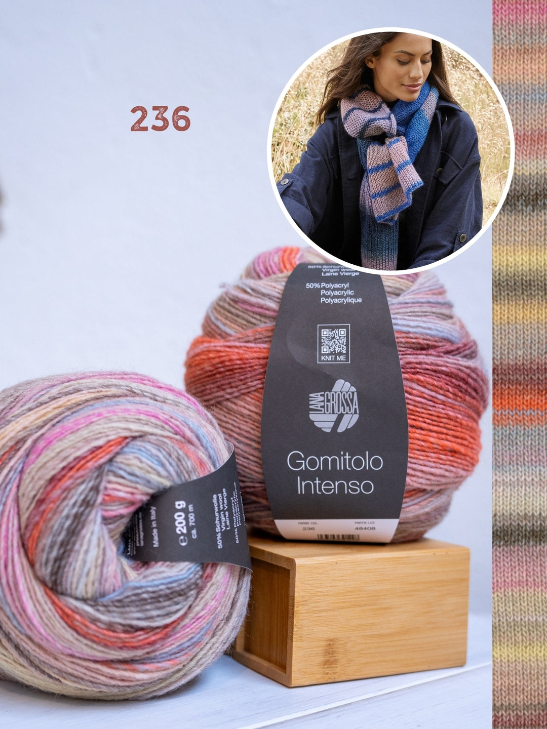 Breipakket Gomitolo rechte sjaal