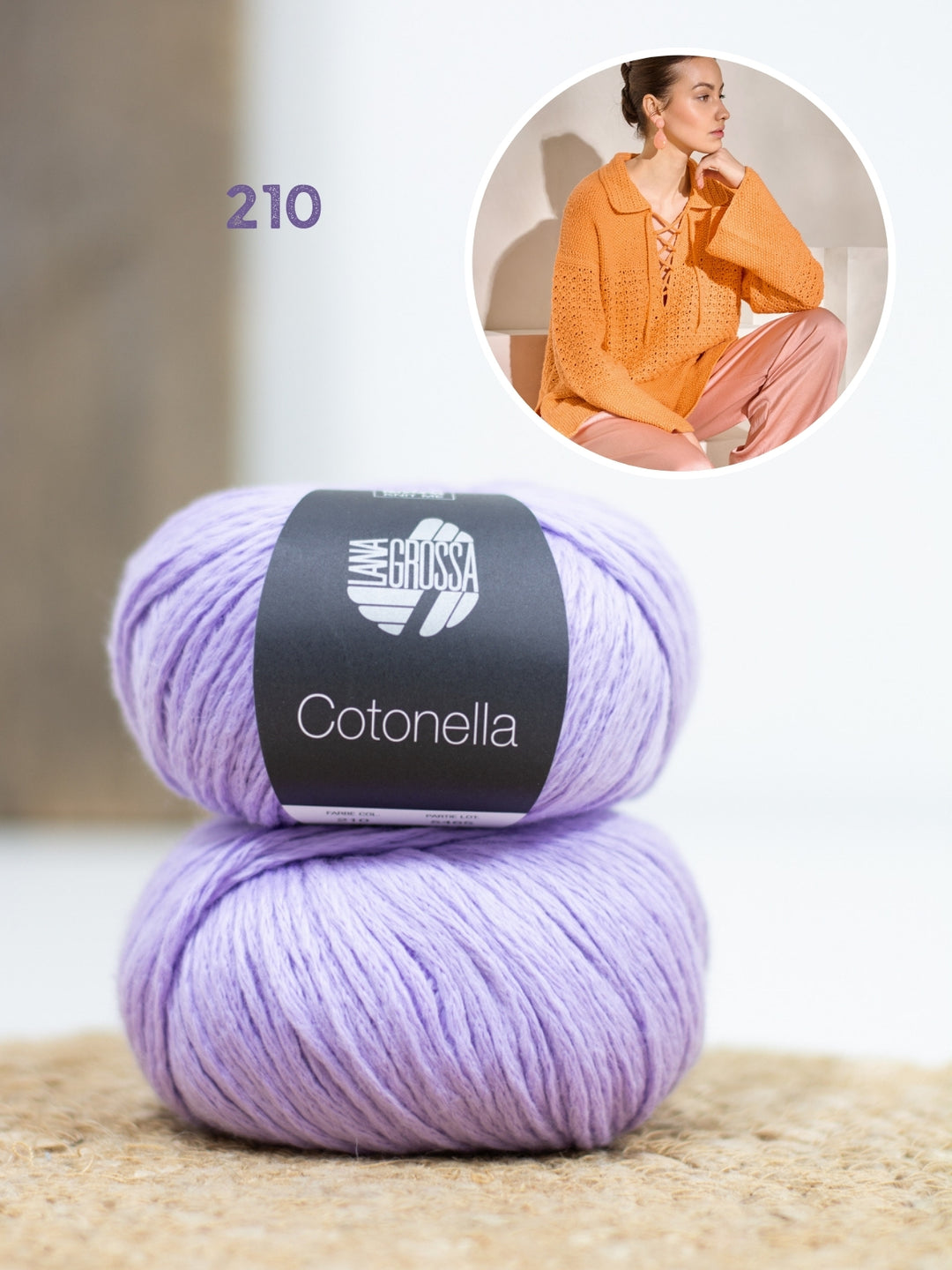 Brei- en haakpakket Cotonella trui