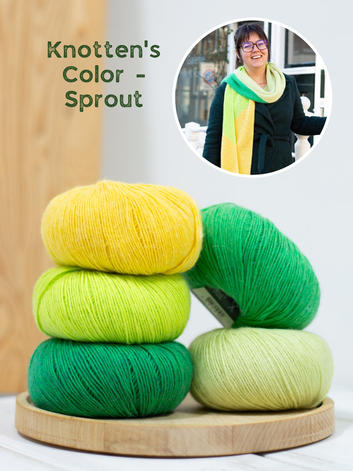 Breipakket Ecopuno schuine vlakkensjaal