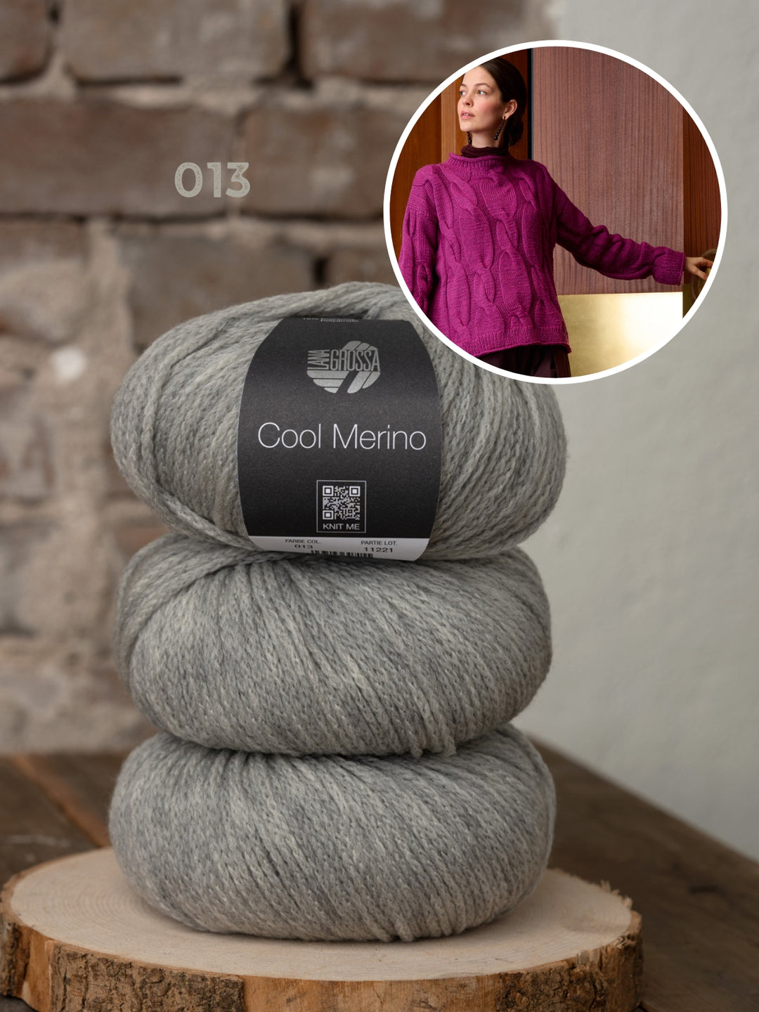 Breipakket Cool Merino kabeltrui