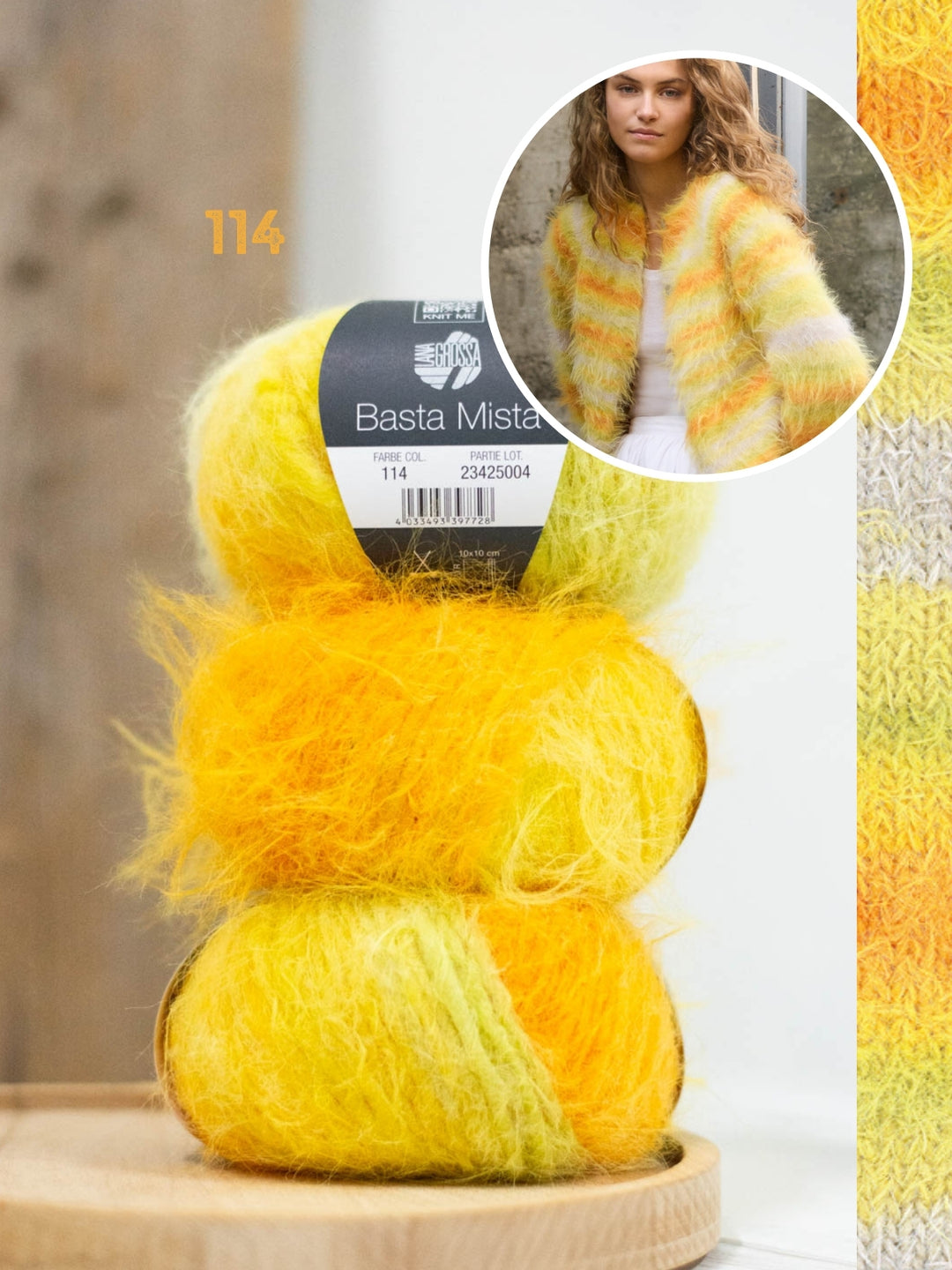 Breipakket Basta Mista raglanvest - top-down