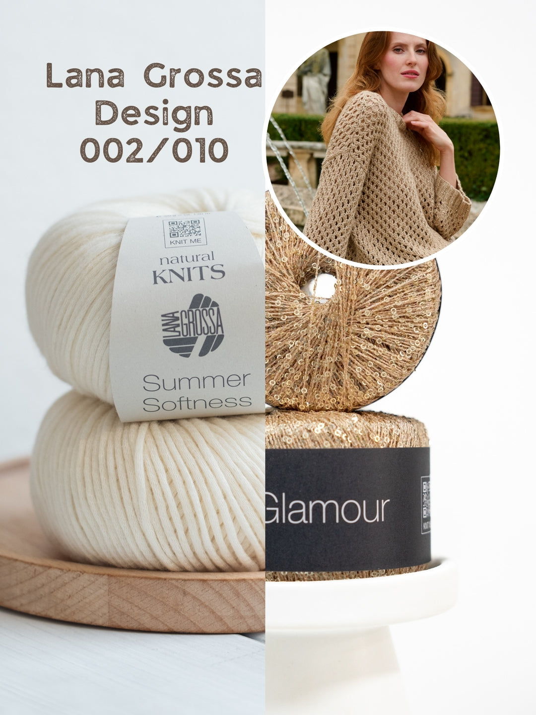 Breipakket Summer Softness Glamour trui in kantpatroon