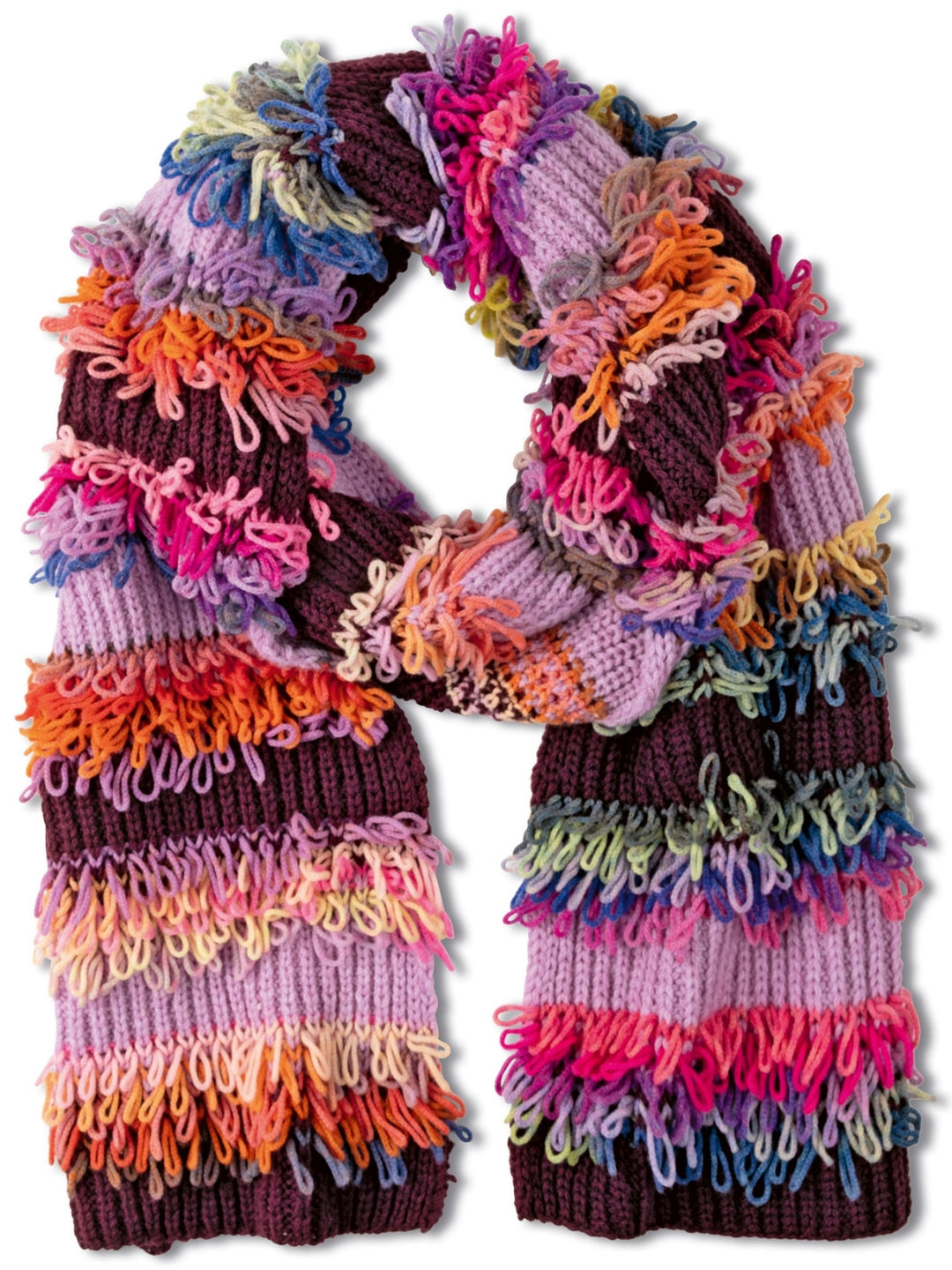 Breipakket Farfalla Cool Merino sjaal met lussen