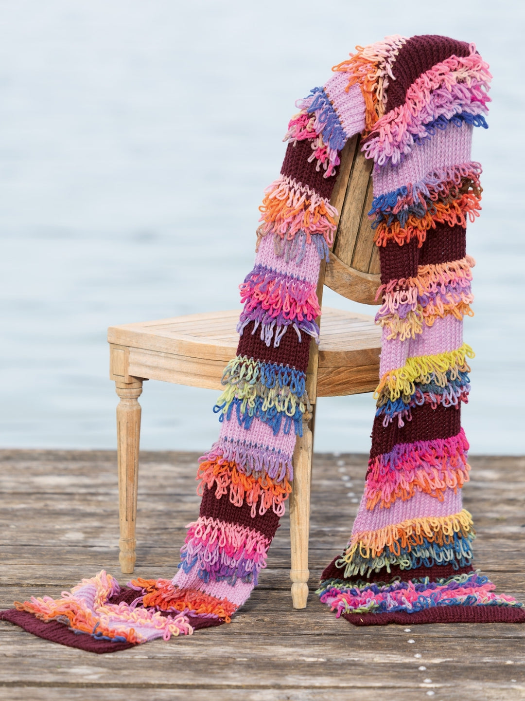 Breipakket Farfalla Cool Merino sjaal met lussen