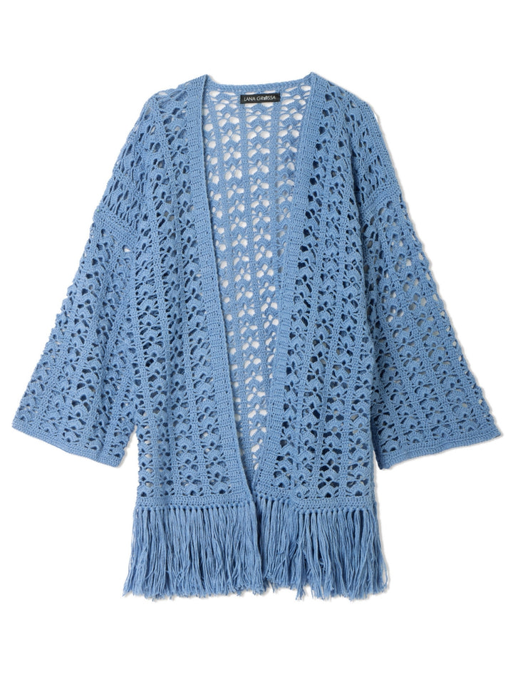 Haakpakket Summer Cashmere vest in ajourpatroon