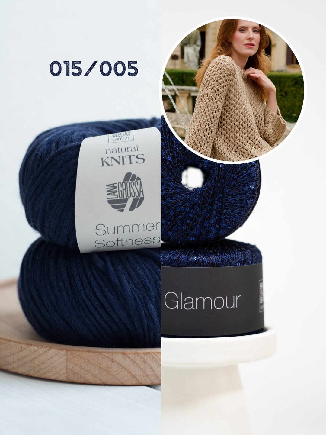 Breipakket Summer Softness Glamour trui in kantpatroon