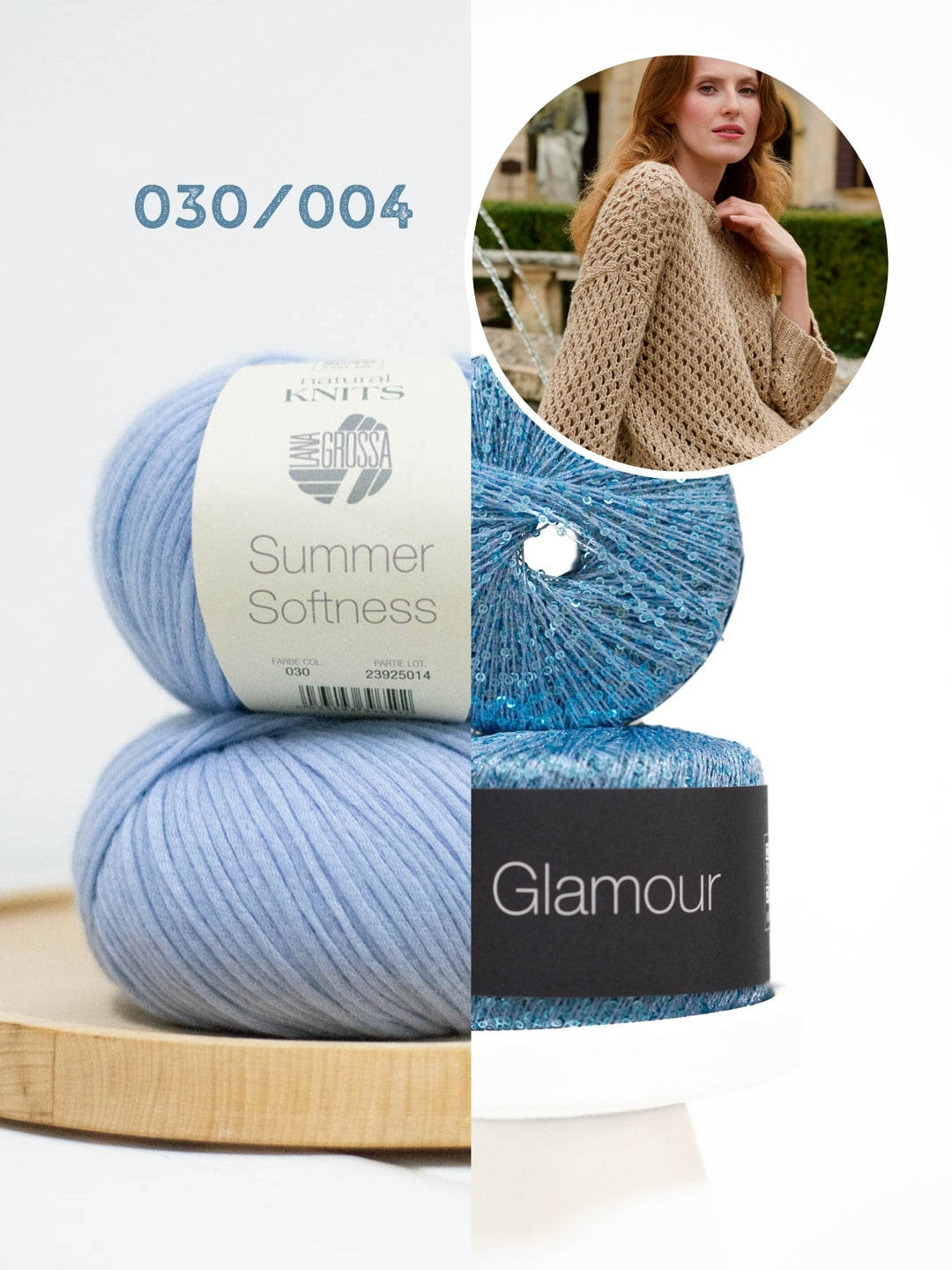 Breipakket Summer Softness Glamour trui in kantpatroon