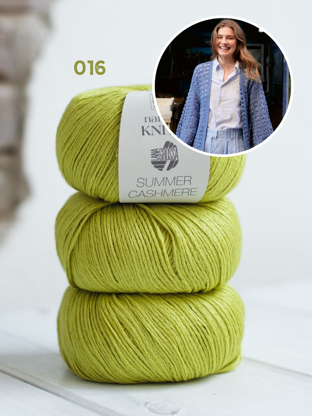Haakpakket Summer Cashmere vest in ajourpatroon