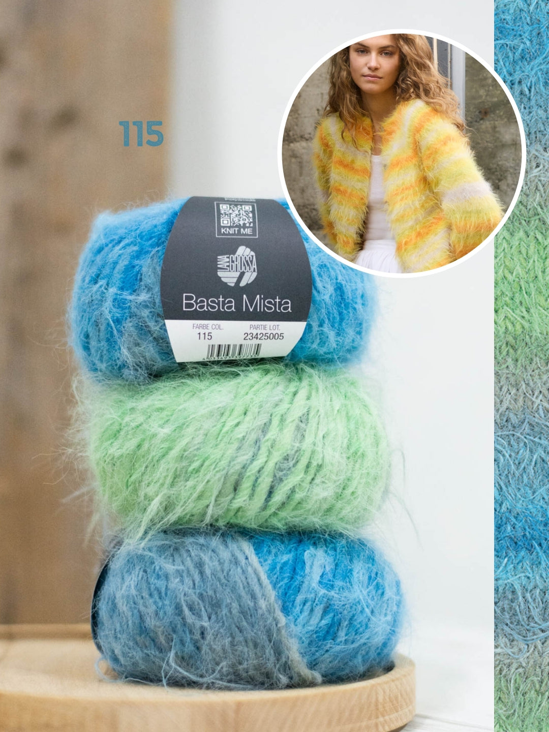 Breipakket Basta Mista raglanvest - top-down