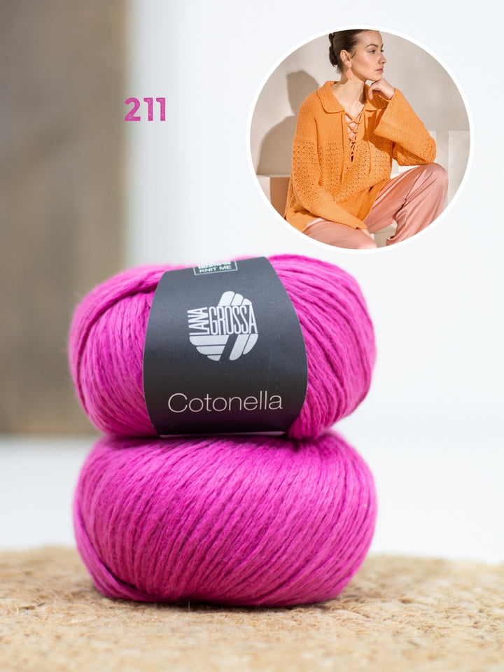 Brei- en haakpakket Cotonella trui