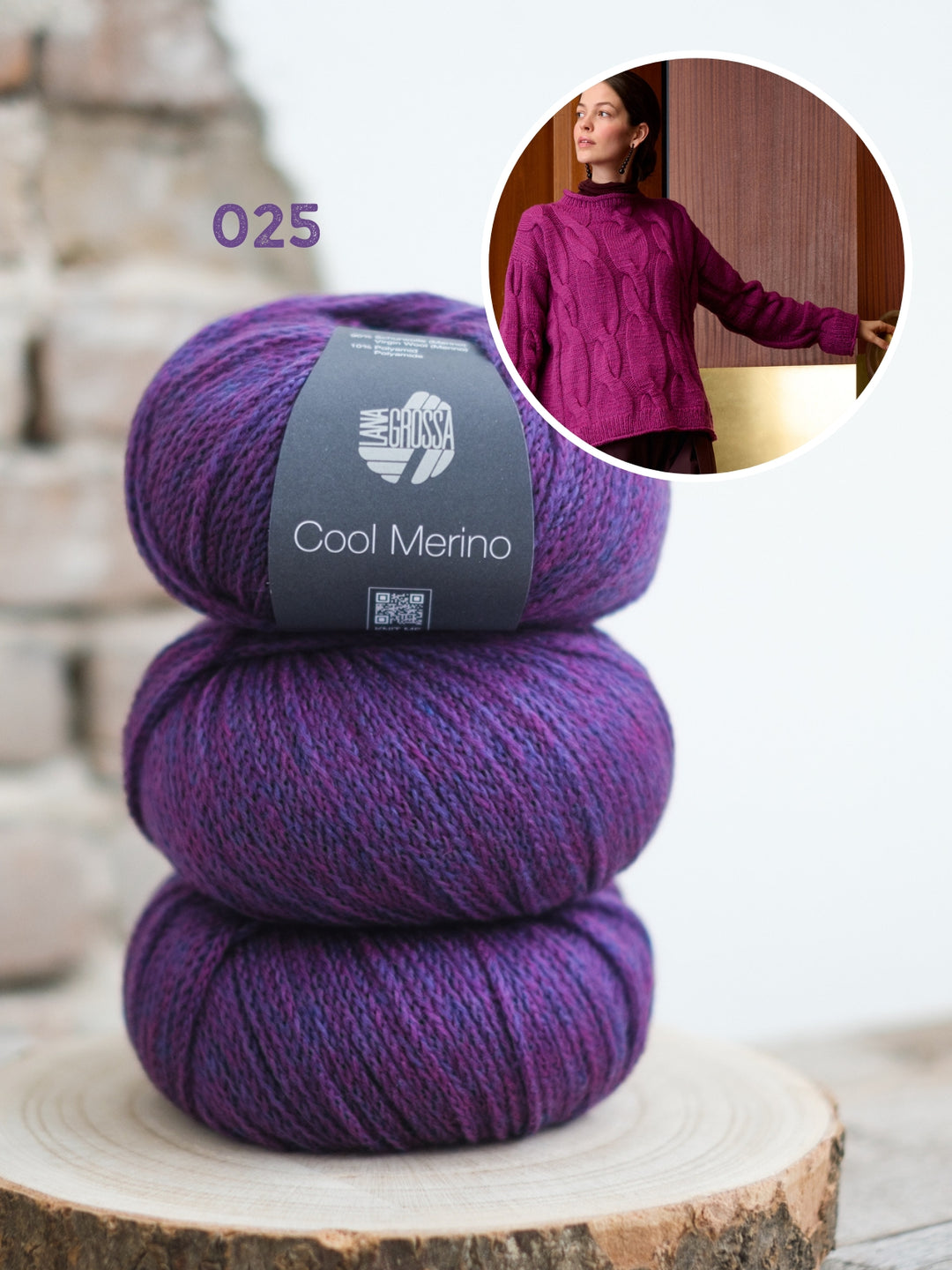 Breipakket Cool Merino kabeltrui