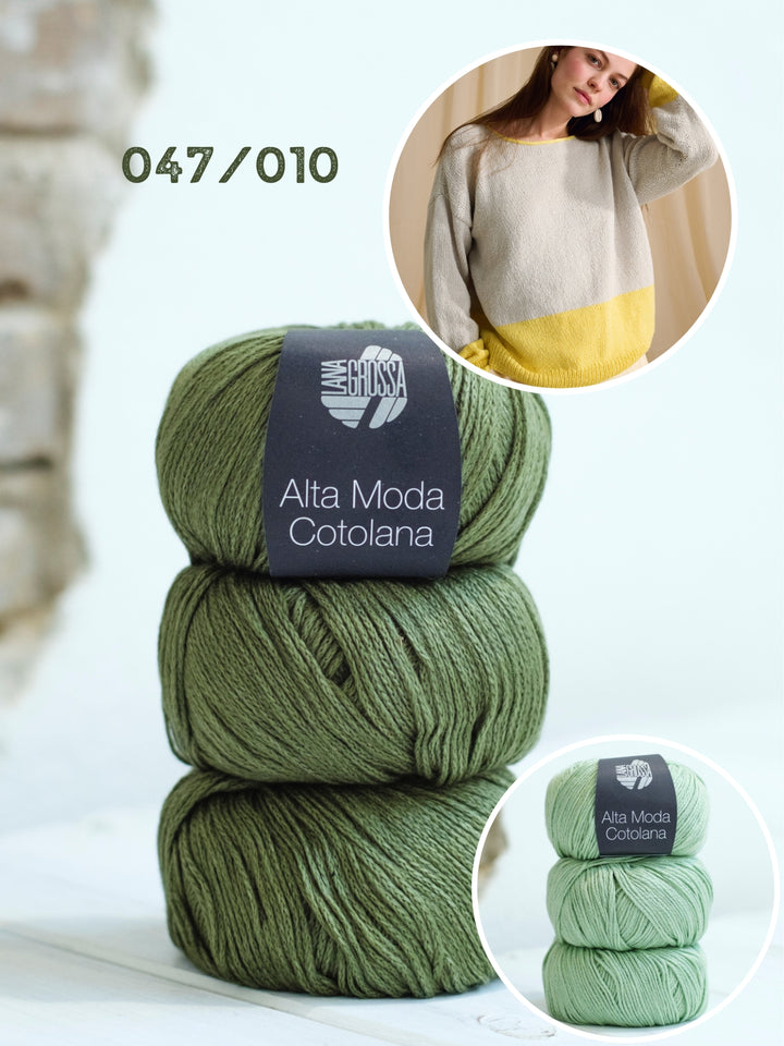 Breipakket Alta Moda Cotolana colorblock trui